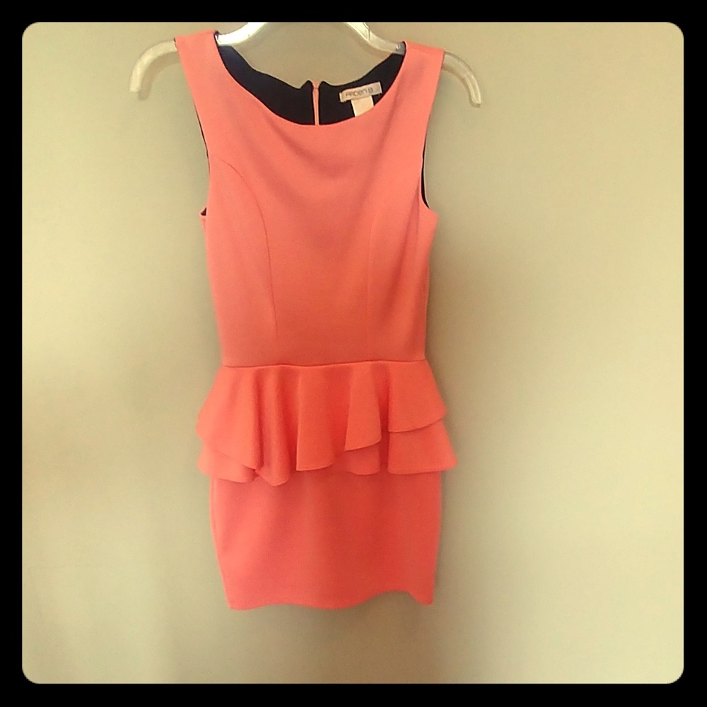 Arden B. Peplum dress